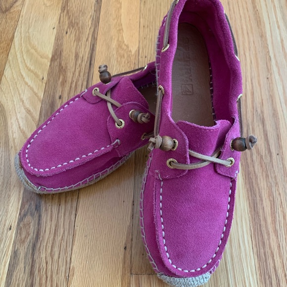 Barbie-core Pink Sperry Espadrille Flats - Picture 3 of 4